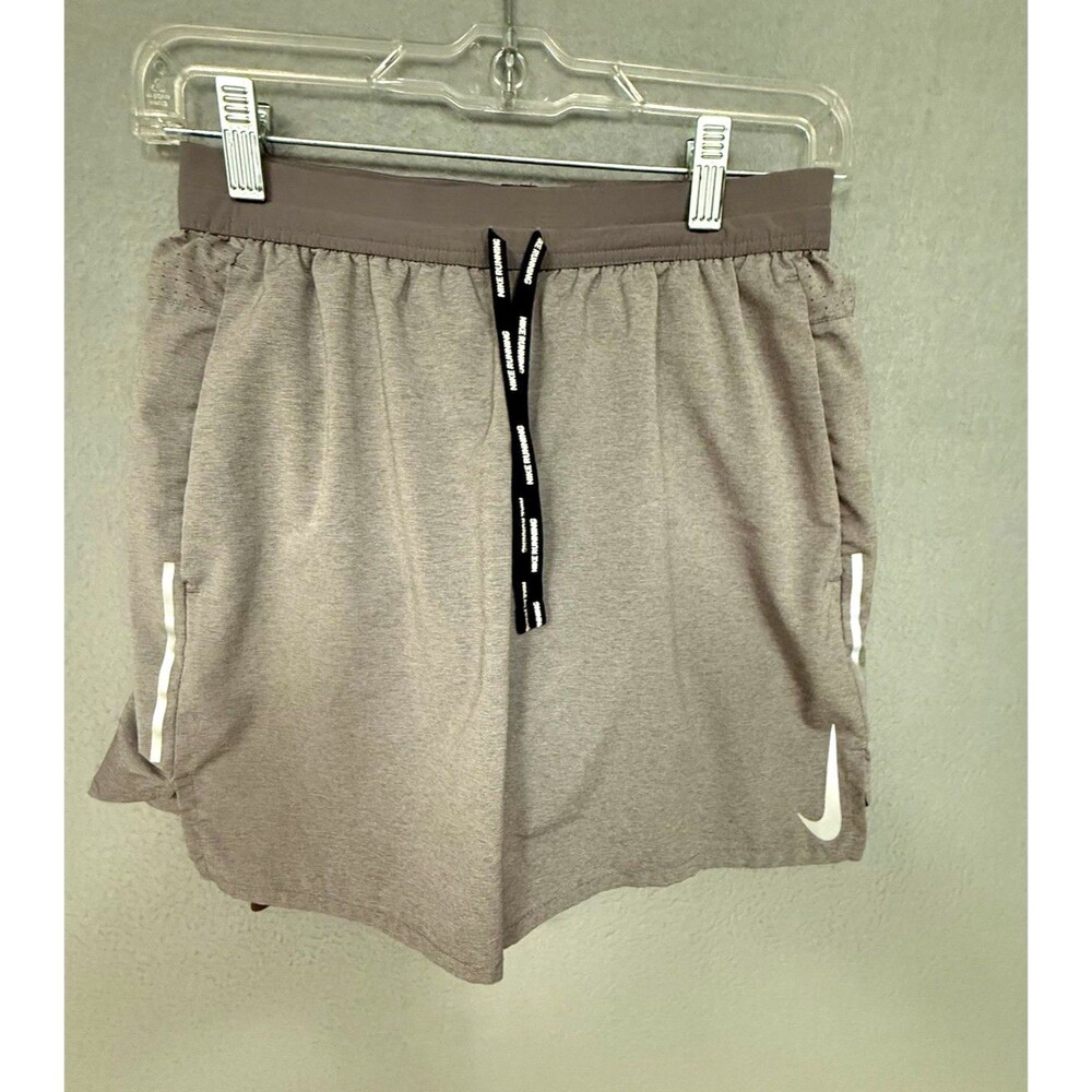Nike Dri-FIT Shorts Men’s S Gray Running Jogging Drawstring Elastic Waist